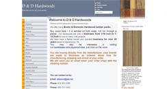 Desktop Screenshot of dndhardwoodsonline.com